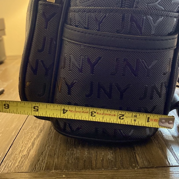 Jones New York Signature Mini Backpack in Emboss black with gold hardware - Picture 5 of 9